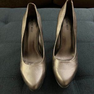 Nine West 3" Pump Silver